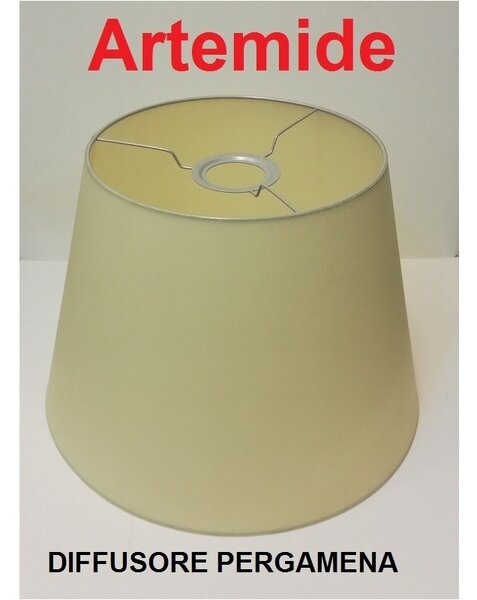 Artemide diffusore in pergamena diametro 36 per Tolomeo mega