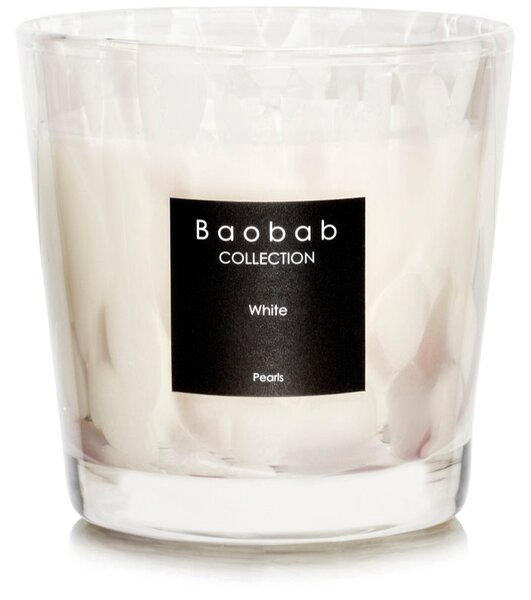 Baobab Collection Pearls White candela profumata 190 g