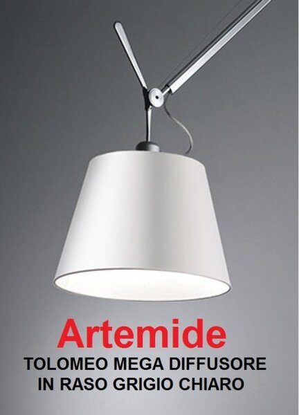 Artemide diffusore in raso diametro 42 per Tolomeo mega