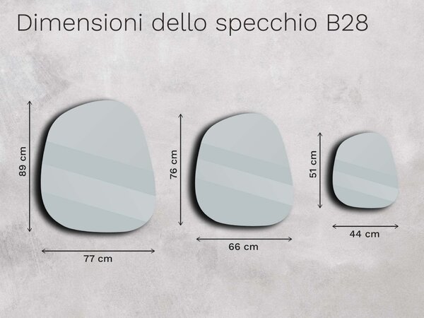 Specchio bronzeo Base B28