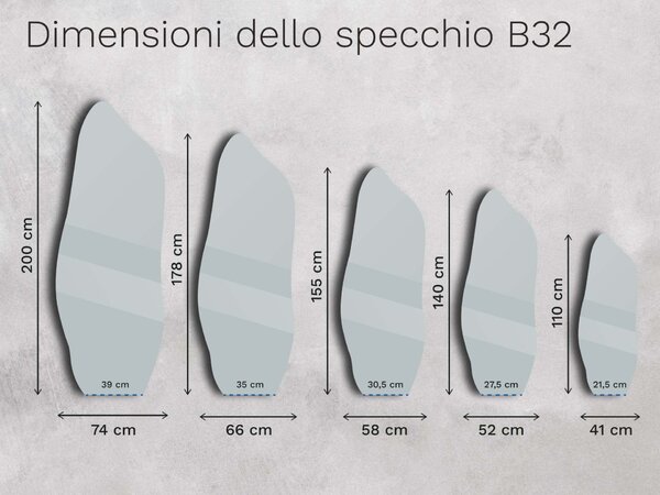 Specchio antico Base B32