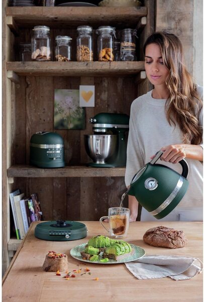 KITCHENAID Bollitore Elettrico Capacit 1,5 Litri Potenza 2400 W Termostato regolabile colore Nero/Blu/Acciaio Inox - 5KEK1522EPP