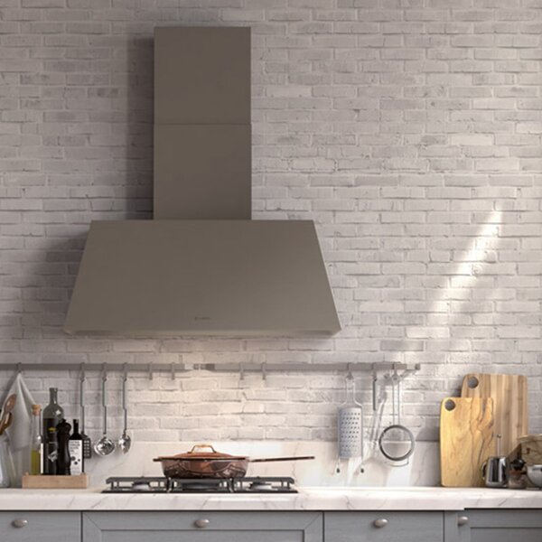 Faber Cappa Cucina Aspirante a Parete Larghezza 110 cm Profondit 40 cm Classe C colore Grigio - Chlo XL 321.0506.535