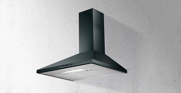 Faber Cappa Cucina Aspirante a Parete Larghezza 60 cm Profondit 47 cm Classe D colore Nero - Value PB BK A60
