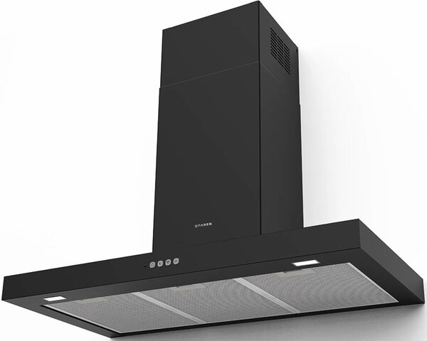 Faber Cappa Cucina Aspirante a Parete Larghezza 60 cm Profondit 45 cm colore Nero - 325.0618.791 Stilo Comfort BK Matt A60