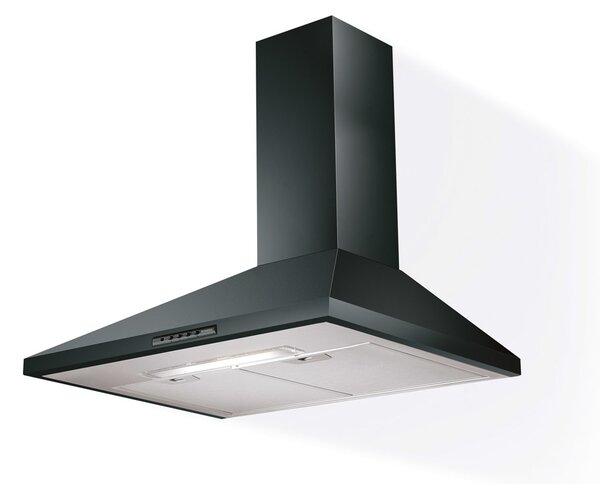 Faber Cappa Cucina Aspirante a Parete Larghezza 60 cm Profondit 47 cm Classe D colore Nero - Value PB BK A60