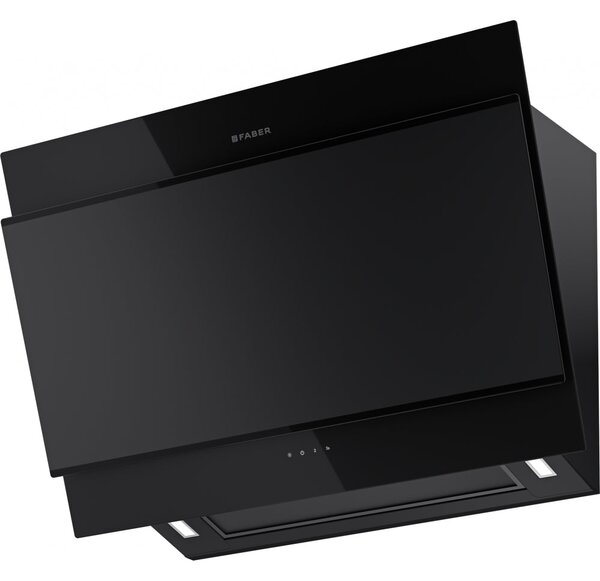 Faber Cappa Cucina Aspirante a Parete Larghezza 80 cm Classe A+ colore Nero - F80 330.0697.028