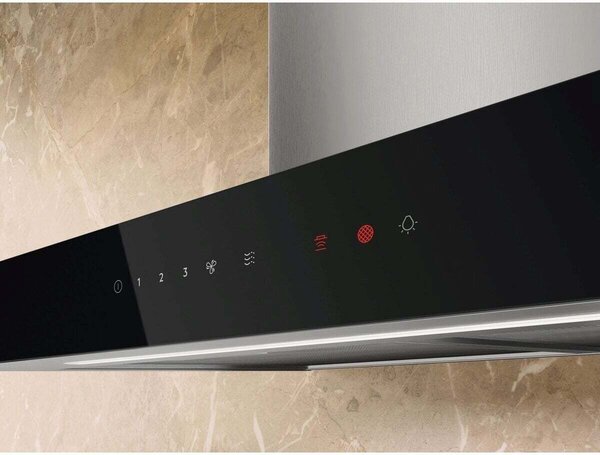Electrolux Cappa Cucina Aspirante a Parete Larghezza 90 cm Profondit 45 cm Classe A colore Nero - KFTB29X