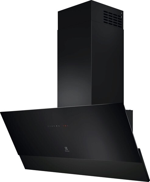 Electrolux Cappa Cucina Aspirante a Parete Larghezza 90 cm Profondit 40 cm Classe A+ colore Nero - LFV639K