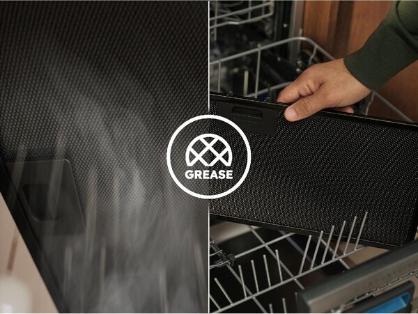 Electrolux Cappa Cucina Aspirante a Parete Larghezza 90 cm Profondit 40 cm Classe A+ colore Nero - LFV639K