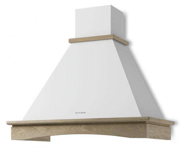 Faber Cappa Cucina Aspirante a Parete Larghezza 90 cm Profondit 50 cm Classe C colore Bianco - 321.0693.747