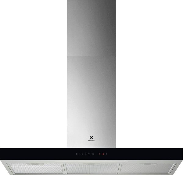 Electrolux Cappa Cucina Aspirante a Parete Larghezza 90 cm Profondit 45 cm Classe A colore Nero - KFTB29X