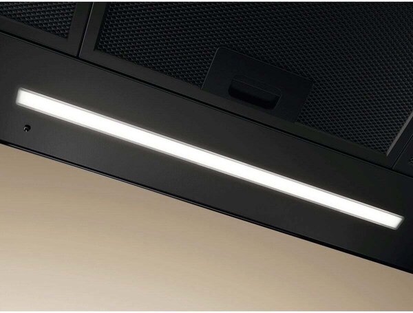 Electrolux Cappa Cucina Aspirante a Parete Larghezza 90 cm Profondit 45 cm Classe A colore Nero - LFT819K