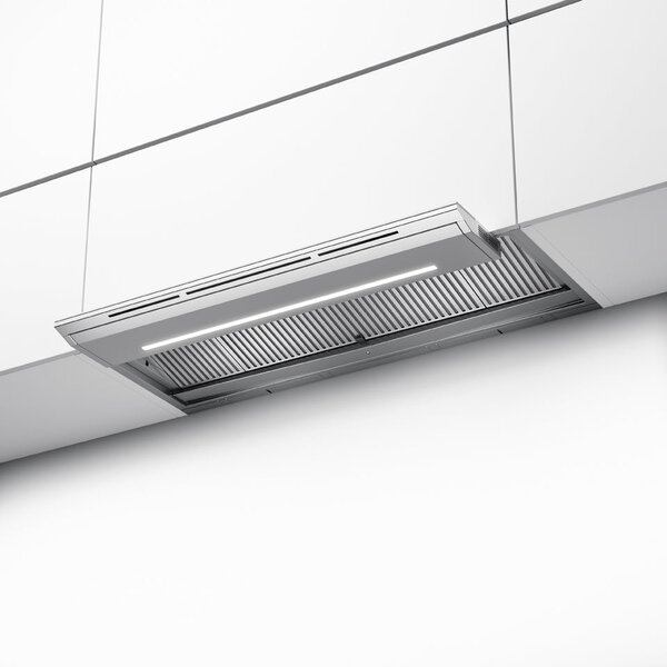 Faber Cappa Cucina Aspirante Sottopensile Incasso Larghezza 90 cm Profondit 32 cm Classe A colore Acciaio inox - IN-NOVA ZERO DRIP EXTREME A90 305