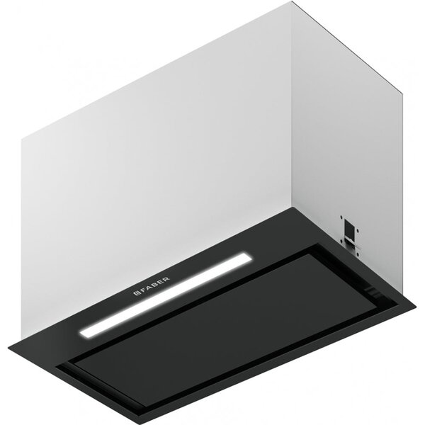 Faber Cappa Cucina Aspirante Sottopensile Incasso Larghezza 52 cm Profondit 29 cm Classe B colore Nero - 305.0658.608