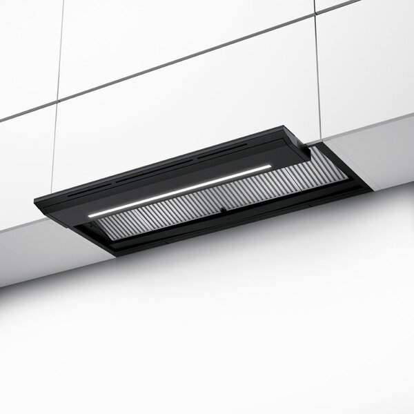 Faber Cappa Cucina Aspirante Sottopensile Incasso Larghezza 60 cm Profondit 32 cm Classe A colore Nero - IN-NOVA ZERO DRIP EXTREME BK MATT A60 305