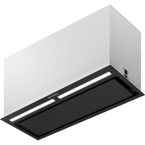 Faber Cappa Cucina Aspirante Sottopensile Incasso Larghezza 70 cm Profondit 29 cm Classe A colore Nero - 305.0658.609
