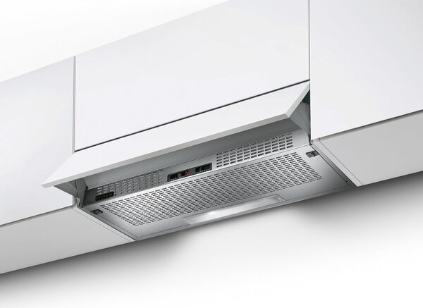 Faber Cappa Cucina Aspirante Sottopensile Incasso Larghezza 90 cm Classe D colore Grigio, Acciaio inox - 2156 SRM LG/X A90