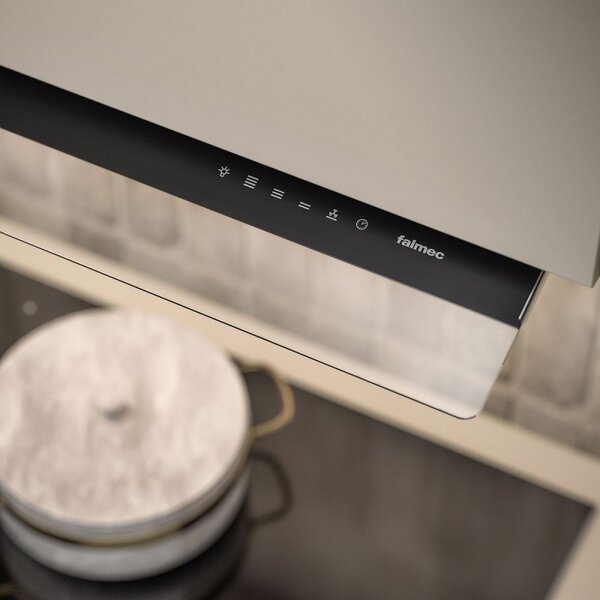 FALMEC Cappa Cucina Aspirante/Filtrante Sottopensile Incasso Larghezza 120 cm Profondit 35 cm Classe A colore Nero - CVJN20.E37P2#EUN490F VIRGOLA 