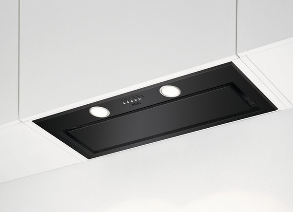 Aeg Cappa Cucina Aspirante Sottopensile Incasso Larghezza 77 cm Profondit 30 cm Classe A colore Nero - DGE5861HR Serie 6000 Hob2Hood