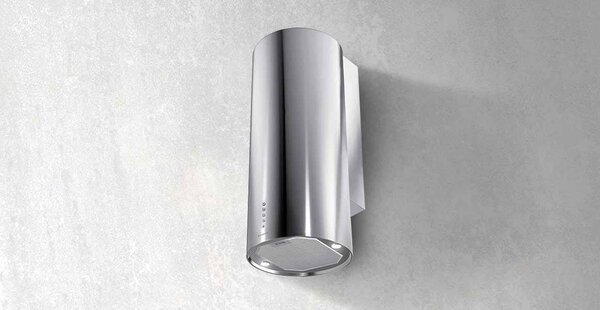 Faber Cappa Cucina Filtrante da Parete Larghezza 37 cm colore Acciaio - 335.0538.983 ECLIPSE EV8 LED X A37 Eclipse
