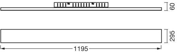 Osram - Pannello LED a montaggio superficiale PLANON LED/40W/230V 3000K 30x120 cm bianco