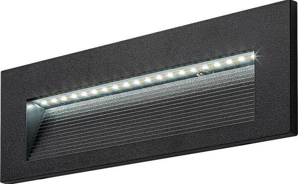 Rabalux 77190 - Applique da parete per esterni KAVALA LED/6W/230V IP65 nera