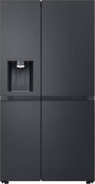 Lg Frigorifero Americano Side by Side Capacit 628 Litri Classe energetica C Raffreddamento No Frost colore Black Steel - GSLE91EVAC