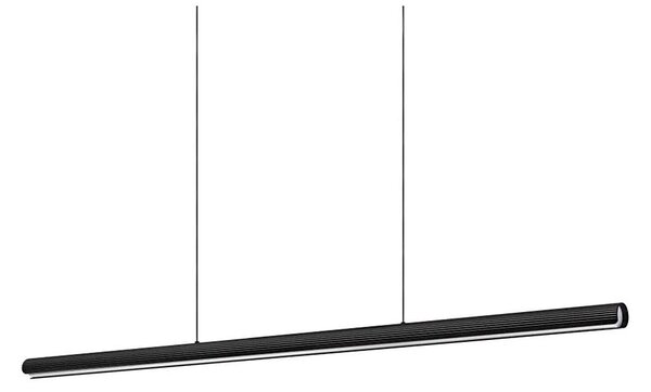 Ideal Lux - Lampadario a sospensione LED dimmerabile a cavo DORICA LED/35W/230V CRI 90 140 cm nero