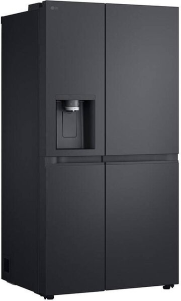 Lg Frigorifero Americano Side by Side Capacit 628 Litri Classe energetica C Raffreddamento No Frost colore Black Steel - GSLE91EVAC
