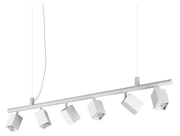 Ideal Lux - Lampadario LED a cavo DYNAMITE 6xGU10/7W/230V CRI 90 bianco