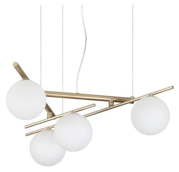Ideal Lux - Lampadario LED a sospensione con cavo ATLAS 4xG9/3W/230V dorato