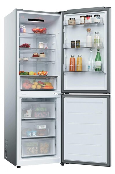 Candy Frigorifero Combinato 315 Litri Classe D No Frost colore Inox - CNCQ2T6S18DX