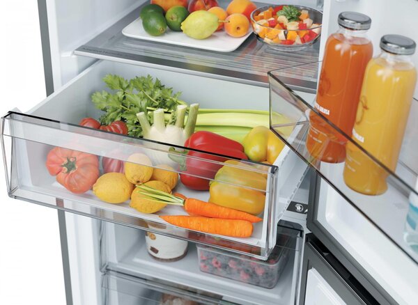 Candy Frigorifero Combinato 315 Litri Classe D No Frost colore Inox - CNCQ2T6S18DX