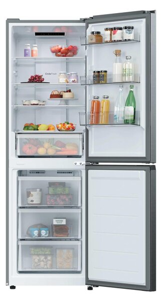 Candy Frigorifero Combinato 315 Litri Classe D No Frost colore Inox - CNCQ2T6S18DX