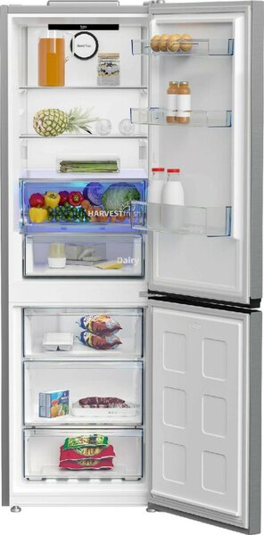 Beko Frigorifero Combinato Capacit 367 Litri Classe energetica E Raffreddamento No Frost colore Metal Look - B3RCNA364HXB1