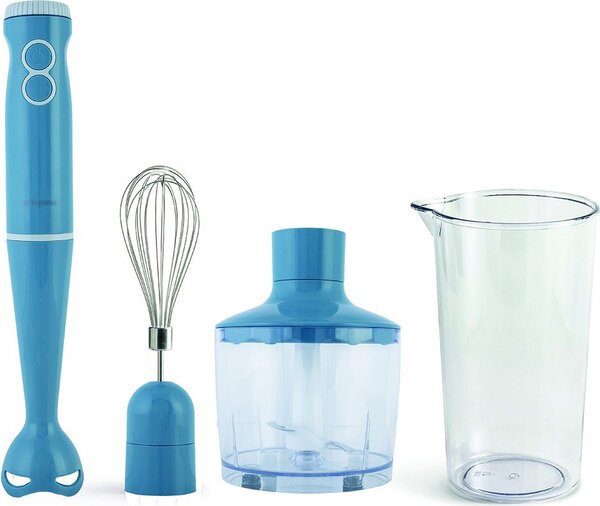 Tognana Frullatore ad Immersione Minipimer Potenza 400 Watt 2 Velocit Turbo + Accessori colore Blu - D2DFI03IRZU Iridea