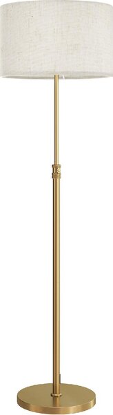 DecHome Lampada da Terra con Telecomando e Luminosit Regolabile 3000K-6000K, Paralume in Tessuto colore Oro