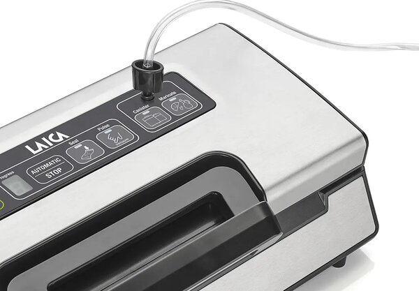 LAICA Macchina per Sottovuoto Potenza 130 Watt Barra Saldante 30 cm con Doppia Pompa di Aspirazione - VT3220