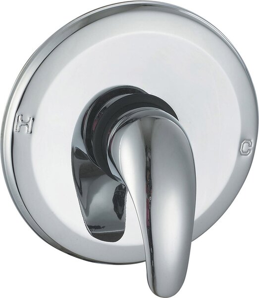 R.A. Miscelatore doccia incasso Rubinetto bagno monocomando colore Cromo - TY-B004 Serie Luna