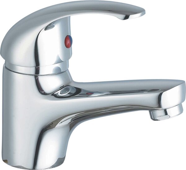 R.A. Miscelatore Bagno Lavabo Rubinetto Monocomando Cartuccia 40 mm finitura Cromo - 11321 Serie Euro
