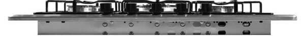 Samet Piano Cottura 5 Fuochi a Gas Larghezza 70 cm (1 Bruciatore Wok) in Acciaio Inox colore Inox - ERCOLE70