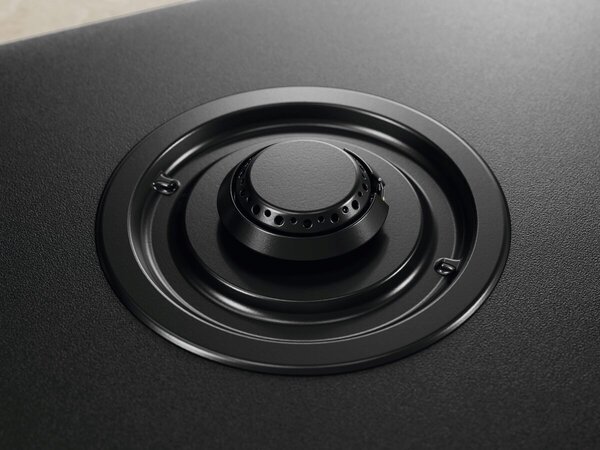 Electrolux Piano Cottura a Gas 5 Fuochi a Gas Larghezza 75 cm in Vetro colore Nero - KGG753723L