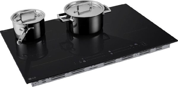 Lg Piano Cottura Induzione 4 Fuochi Larghezza 80 cm in Vetroceramica colore Nero - CI7Z3035BA