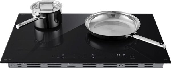 Lg Piano Cottura Induzione 4 Fuochi Larghezza 80 cm in Vetroceramica colore Nero - CI7Z3035BA