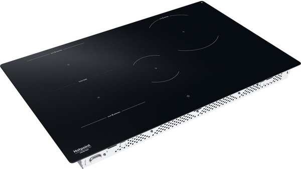 Hotpoint Ariston Piano Cottura Induzione 4 Fuochi Larghezza 80 cm in Vetroceramica colore Nero - HTX8015DNF