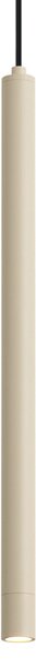 Lampada a sospensione moderna beige con rosone integrato - Chuba