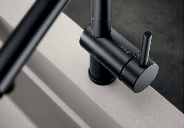 BLANCO Rubinetto Cucina Miscelatore Monocomando Canna Alta colore Nero Opaco - 1525806 Linus