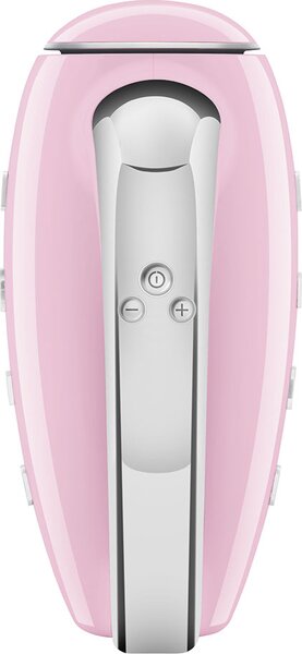 Smeg Sbattitore Elettrico Mixer Potenza 250 Watt con 9 Velocit + Funzione Turbo colore Rosa Lucido - HMF01PKEU 50's Style