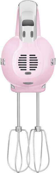 Smeg Sbattitore Elettrico Mixer Potenza 250 Watt con 9 Velocit + Funzione Turbo colore Rosa Lucido - HMF01PKEU 50's Style